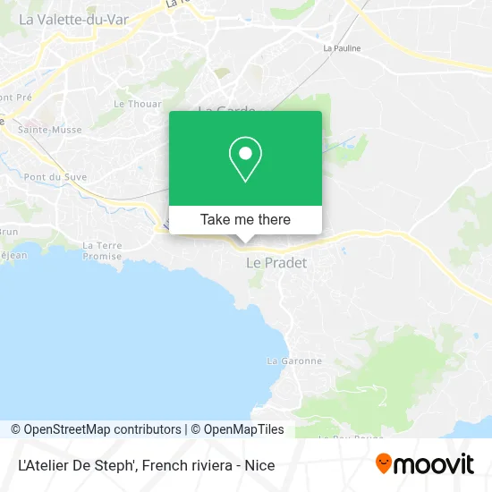 L'Atelier De Steph' map
