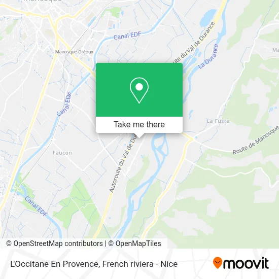 L'Occitane En Provence map