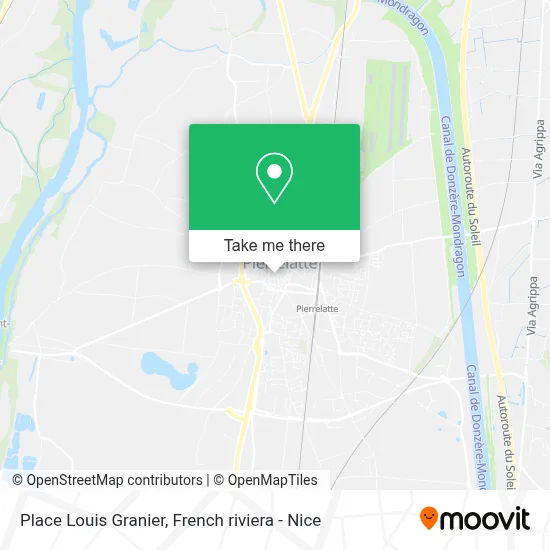 Place Louis Granier map