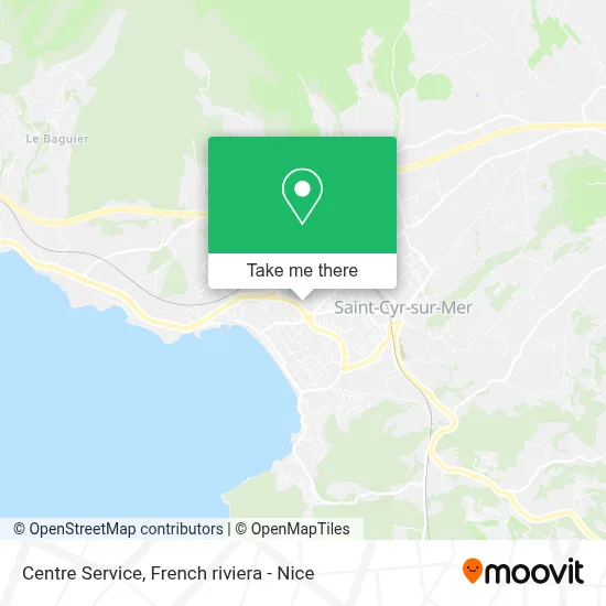 Centre Service map