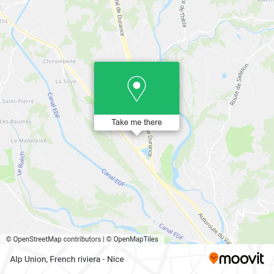 Alp Union map