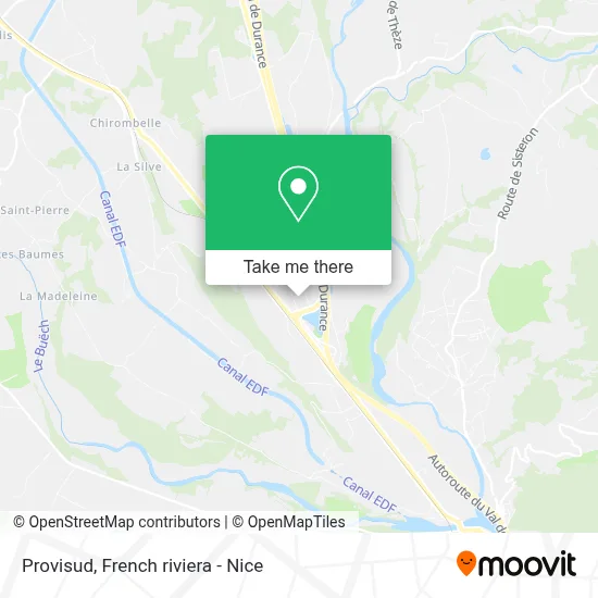 Provisud map