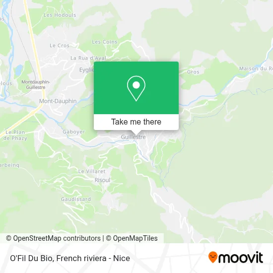O'Fil Du Bio map