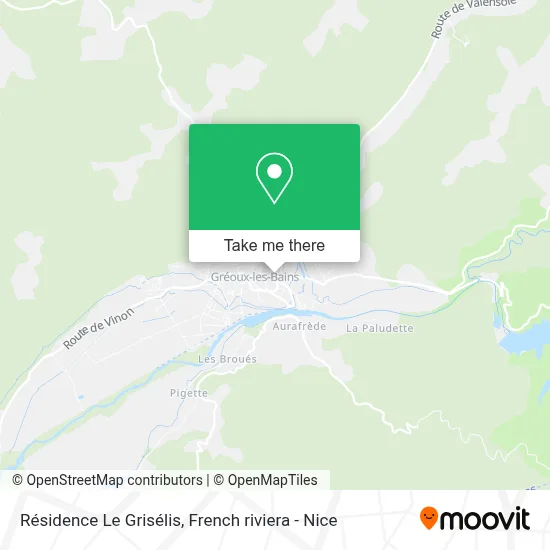 Résidence Le Grisélis map