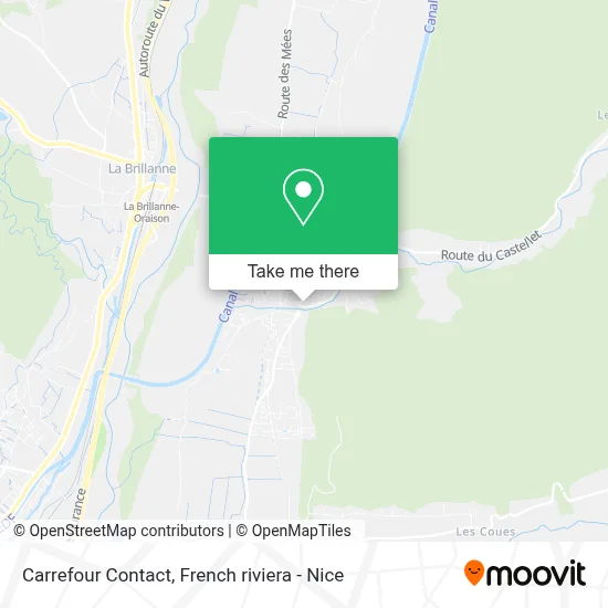 Carrefour Contact map