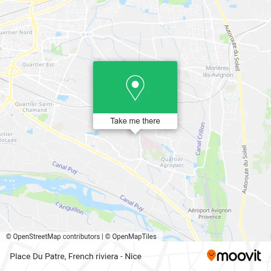 Place Du Patre map