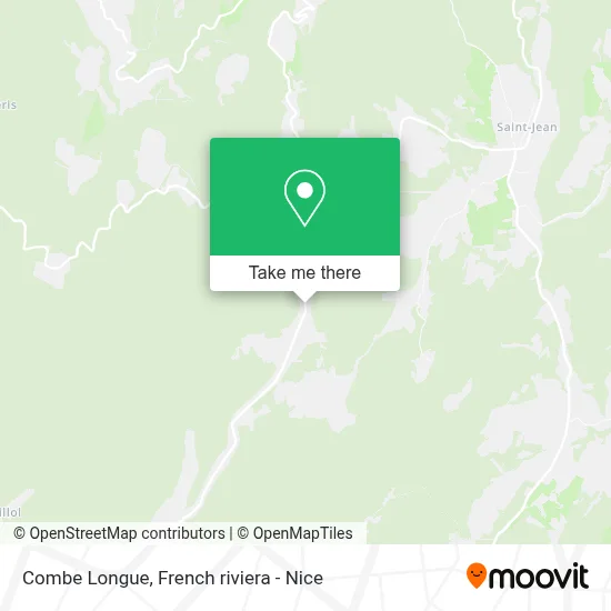 Combe Longue map
