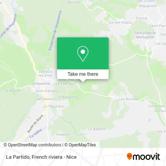 La Partido map