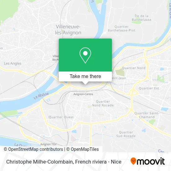 Christophe Milhe-Colombain map