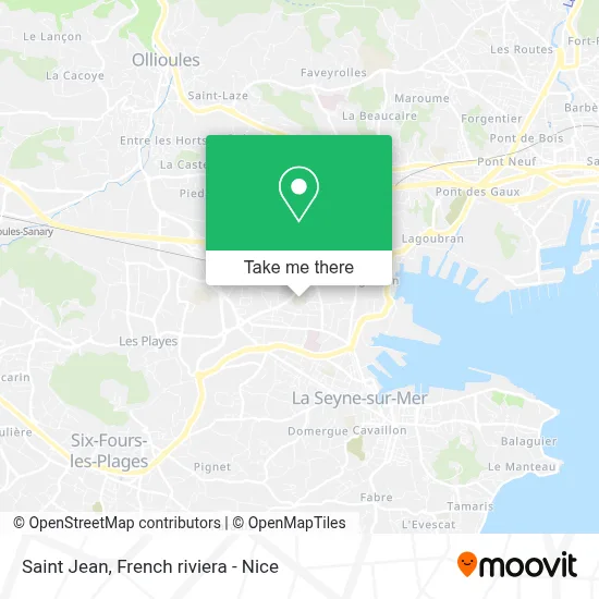 Saint Jean map