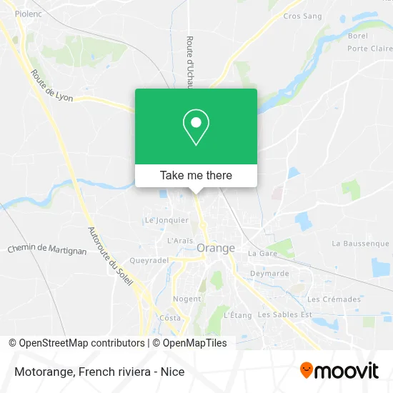 Motorange map