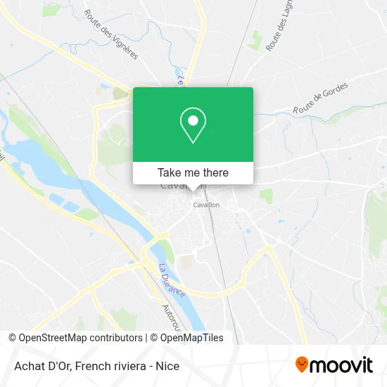 Achat D'Or map