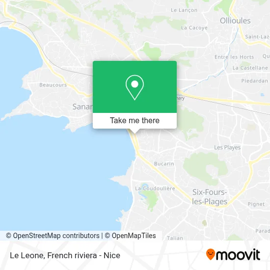 Le Leone map