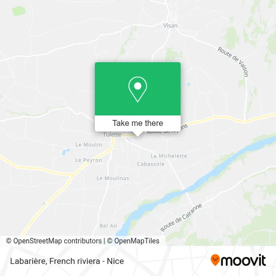 Labarière map