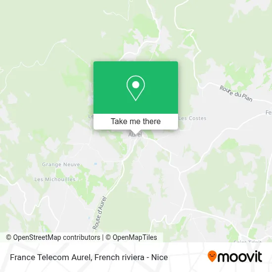 France Telecom Aurel map