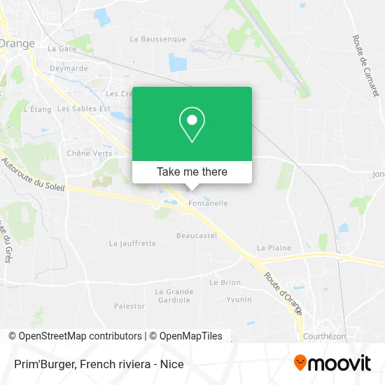 Prim'Burger map