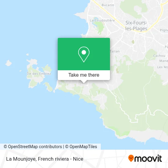 La Mounjoye map