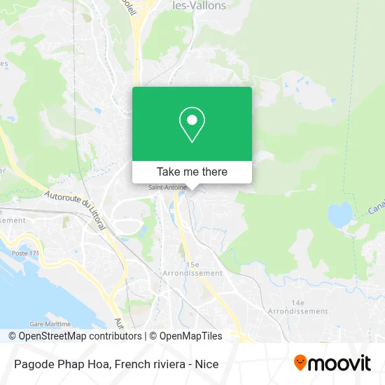 Pagode Phap Hoa map
