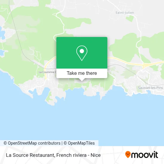 Restaurant La Source map