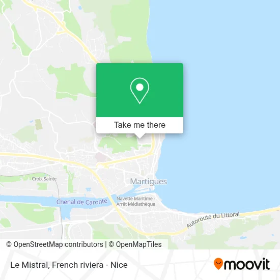 Le Mistral map