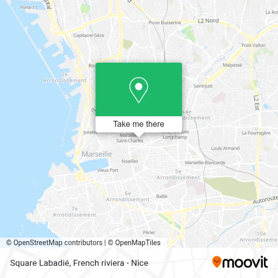 Square Labadié map