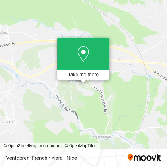 Ventabren map