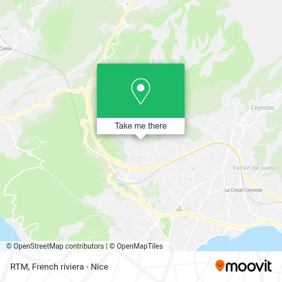 Mapa Rtm