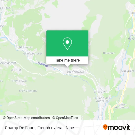Champ De Faure map