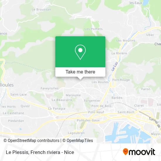 Le Plessis map