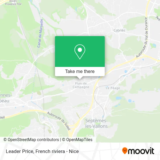 Leader Price map