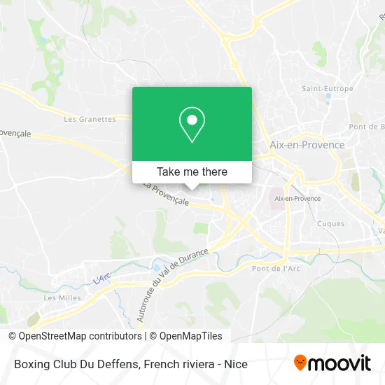 Boxing Club Du Deffens map