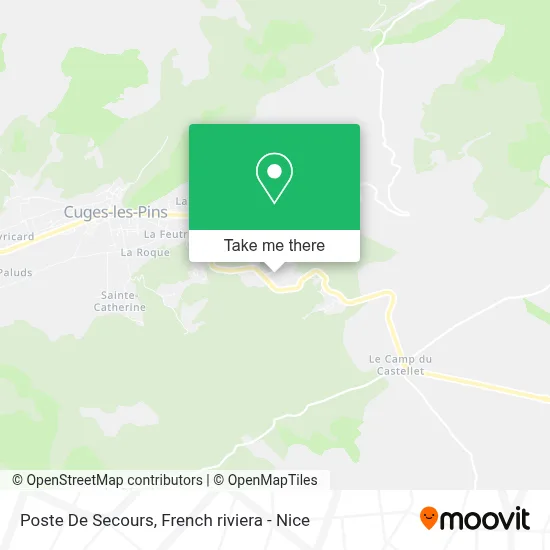 Poste De Secours map
