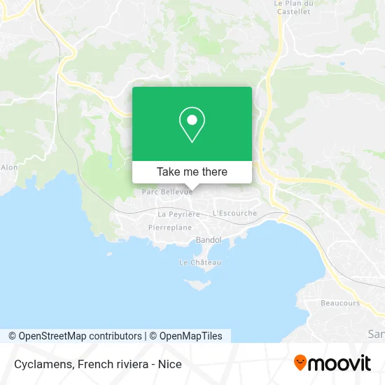 Cyclamens map