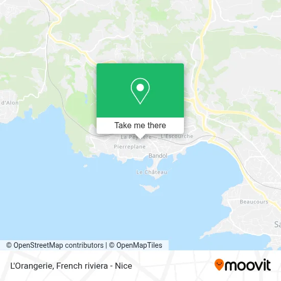 L'Orangerie map