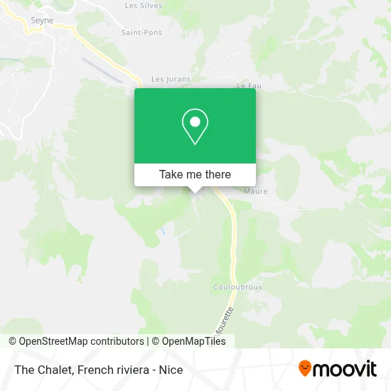 Mapa Le Chalet