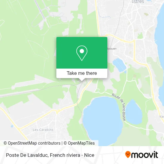 Poste De Lavalduc map