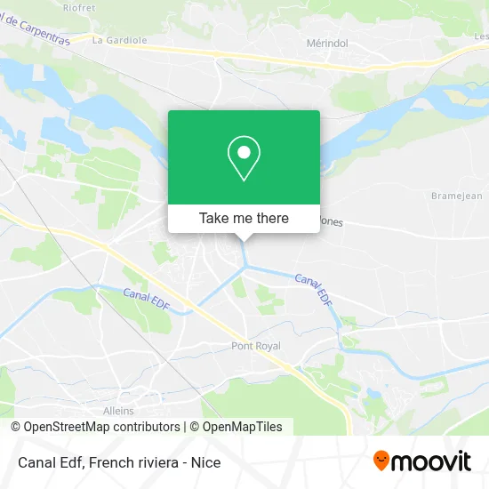Canal Edf map