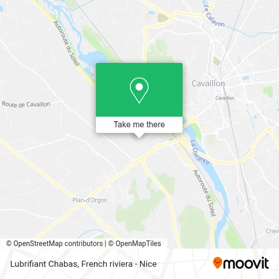 Lubrifiant Chabas map