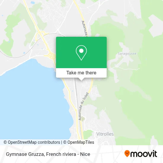 Gymnase Gruzza map