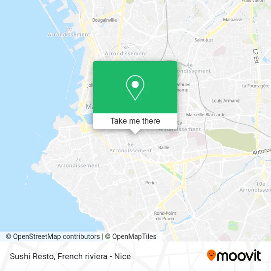 Sushi Resto map