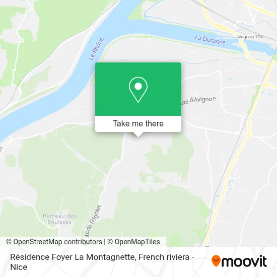 Résidence Foyer La Montagnette map