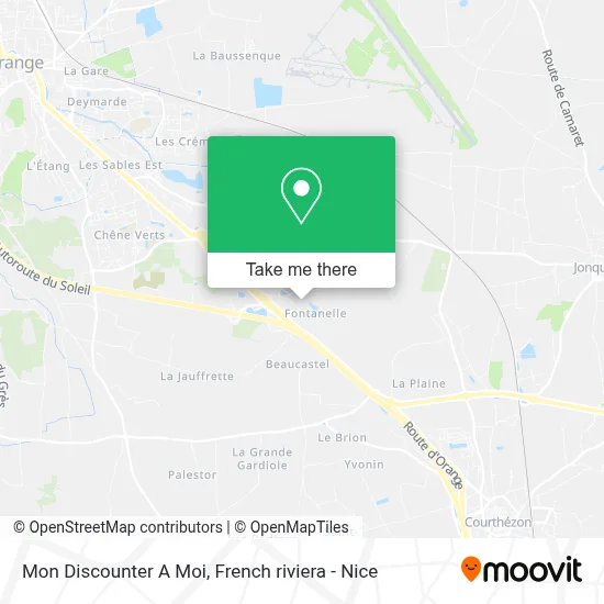 Mon Discounter A Moi map