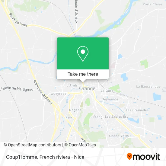 Coup'Homme map