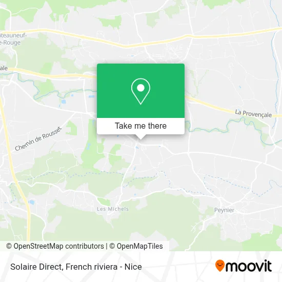 Solaire Direct map