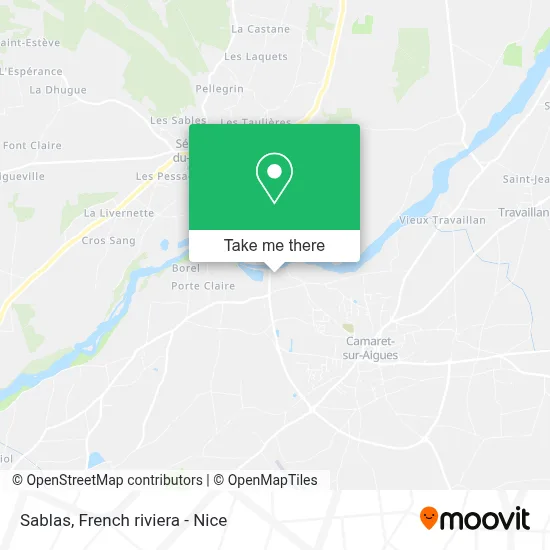Sablas map