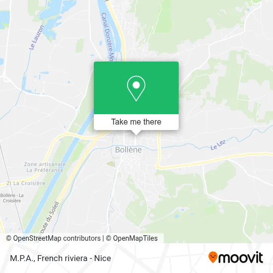 M.P.A. map