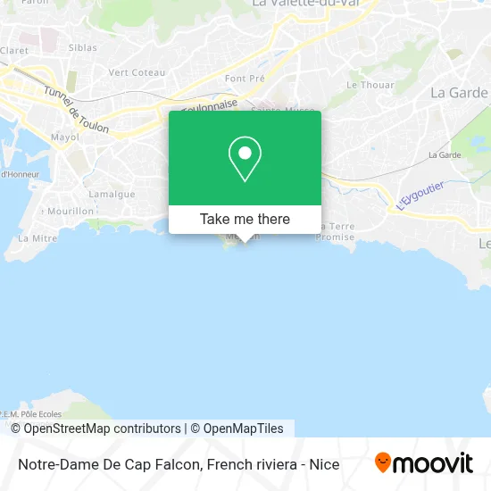 Notre-Dame De Cap Falcon map