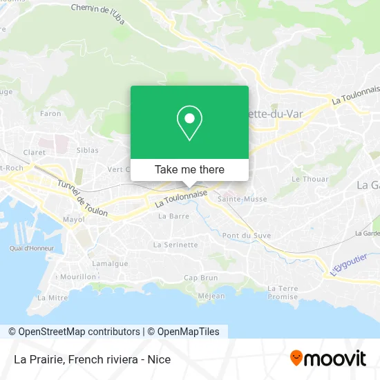 La Prairie map