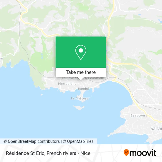 Résidence St Éric map