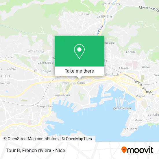 Tour B map
